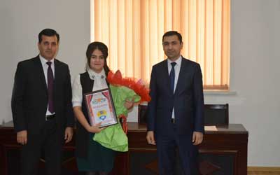 Dilnora Amonova won the competition «Student of the Year» Dilnora Amonova won the competition «Student of the Year»