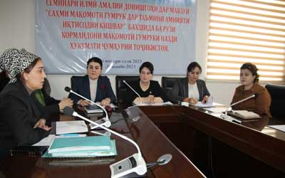 Studying the content of the Message of the President of the Republic of Tajikistan at the meeting of the women's council Studying the content of the Message of the President of the Republic of Tajikistan at the meeting of the women's council